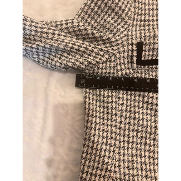 Anne Klein Women's Chic Tweed Fabric Collarless Long Jacket/Dress Siz 12 - Picture 10 of 15